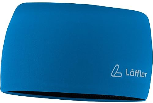 Löffler Mono Wide Stirnband, marin, ONE SIZE