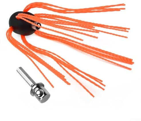 URPIZY Chimney Brush, 30mm(Chimney Sweep Kit, Chimney Cleaning Kit, Electrical Rotary Drill Drive Sweeping Cleaning Tool Kits for Sweeping Fireplace