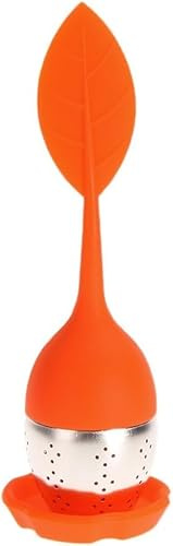 Nützliches und praktisches Orangentee-Ei aus Silikon, Tee-Kugelblätter, Teesieb für Braugerät, Gewürzfilter, Küchenutensilien, Teezubehör, Teefilter, Kugeln, Siebe und Filter