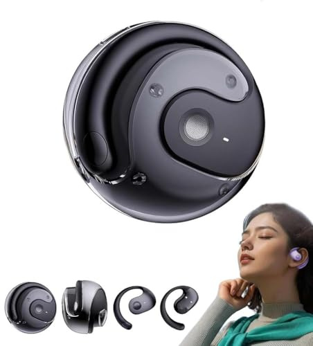 Hy-T26 Pro Language Translator, HY-T26 ​​Pro Sprachübersetzer, Hy-T26 Pro Kabellose Hochpräzisionsbluetooth-Übersetzungskopfhörer, unterstützt über 75 verschiedene Sprachen (Schwarz)