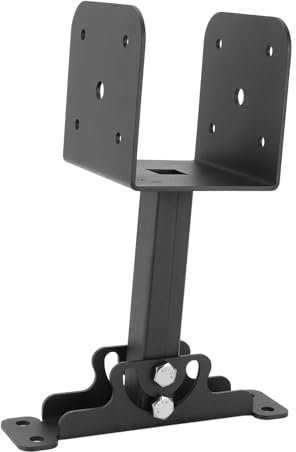 Pergola Brackets, Gazebo Gutter Kit Saddle Pergola Roof Riser Beam Brackets Stainless Steel Roof Riser Brackets for Patio Cover Elevated Deer Stand for Gazebo Roof Patio Pergola