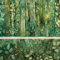 Scrapbook Papier Grün Wald Muster Scrapbook Bastelpapier, 48 Blatt Scrapbooking Papier Motivpapier mit Baum Muster, 15.2x15.2 cm/6x6 in Einseitiges Decoupage Papier Block Dekorpapier