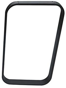 Pieds de table en acier peint en forme de U pour table à manger/bar - Cadre en métal noir (lot de 1)