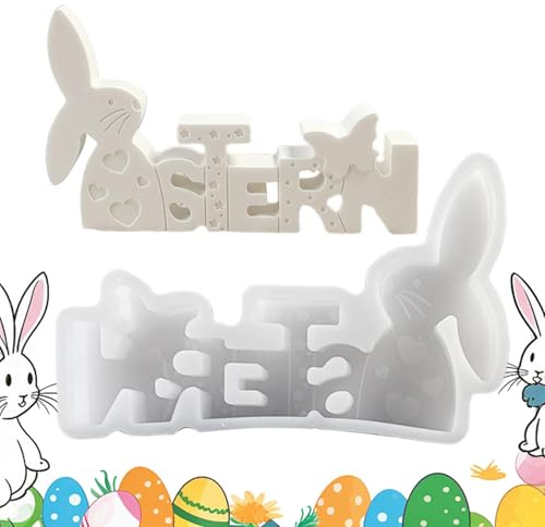 Zasdvn -Epoxidformen, formen für Harz,n Englische Buchstaben Zement Gipsformen | n-Gips-Ornamentformen, Kerzen-Bastelkunstharz-Gießbeton-Tonformen