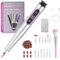 Electric Nail Drill, 12-in-1 Electric Nail File 25000RPM 5-Speed, Portable Manicure Kit for Acrylic Polish Gel Removal, Cordless Professional Efile Pedicure Tools