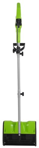 St-1200 Modell Hoher Wirkungsgrad Elektrische SchneefräSe Schneekehrmaschine Kehrmaschine Schneeschieber SchneeräUmgeräTe Mit FixierknöPfe Und Praktische Schalter Bequeme Benutzererfahrung GrüN