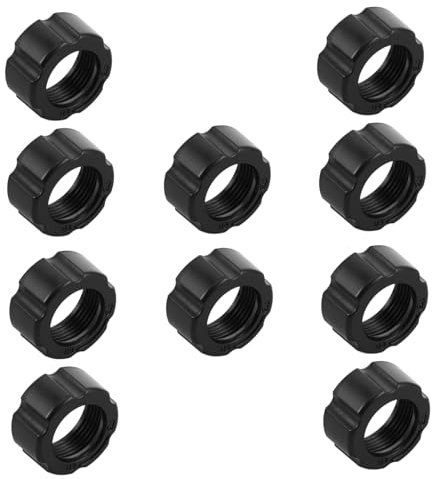 MAGICLULU 10pezzi Anelli Di Fissaggio Per Supporto Telefono Auto in Dado Vite Per Staffa Sferica Da Accessori Per Bocchetta d Aria Montaggio Facile e Portatile Per Sedili Anteriori e Posteri