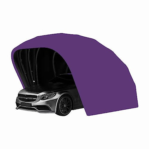 Carport Abri de voiture en acier inoxydable durable avec protection contre les intempéries et design moderne pour voitures, camions et motos