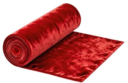 Pannesamt Stoff Rot - 2mx160cm Samtstoff,Dekostoff Meterware,für DIY Handwerken DekorationVorhänge Gardinen Bühne Tischdecke Möbel Dekostoff