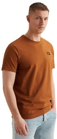 PME Legend Herren Rundhals T-Shirt Short Sleeve R-Neck American Classic, Größe:XL, Farbe:PTSS2602599-8127 Glazed Ginger