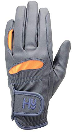 Hy5 Lightweight Riding Gloves Navy/Orange Medium 10716
