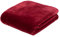 Gözze - Premium Cashmere-Feeling Wohn- und Kuscheldecke, 500 g/m², 130 x 170 cm - Rot