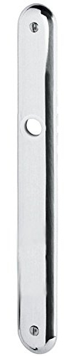Langschild ELEGANT WG 500, ungelocht, Alu poliert, 1 Stück | Beschläge Türen | Grundmann WG