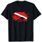 Diver Flagge Tauchen Unter Wasser Geschenk T-Shirt