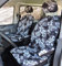 Hang Loose Hawaii Auto Sitzbezüge Schonbezüge - (1 Paar), inkl. Bezüge für 2 Kopfstützen und 4 Armlehnen, Farbe: Grau