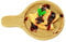 STOBOK Puppenhaus Lebensmittel Miniatur Waffeln Dessert 1:12 Puppenhaus Küche Restaurant Zubehör Nachmittagstee Frühstück Mini Foto Requisiten Mikrolandschaft Dekoration