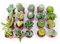 Italy Green Life - Mix di 20 Succulente Senza Spine e Cactus Veri, Diametro Vaso 5,5cm | Mini Piante da Interno ed Esterno | Piante Resistenti per Scrivania, Casa e Ufficio | Regali Ecosostenibili