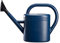 Arrosoir en plastique avec pommeau de douche en fer - Pour extérieur, intérieur, maison, bureau - Bleu - 3 l