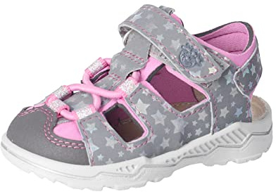 PEPINO Ricosta Mädchen und Jungen Sandalen Gery,Kinderschuhe,WMS:Mittel,waschbar