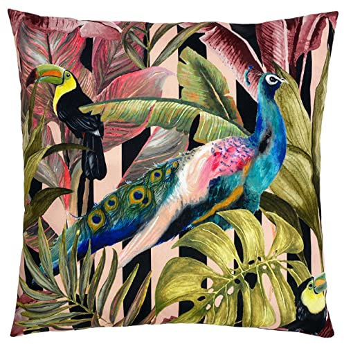 Evans Lichfield Toucan und Peacock Outdoor -Kissenbezug