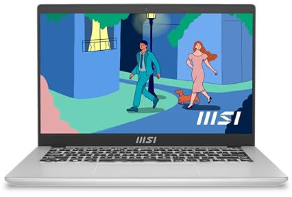 MSI Modern 14 C7M-044xES - Ordenador portátil 14 FHD, (AMD Ryzen 5 7530U, RAM 8GB, 512GB SSD, Free Dos) Urban Silver - Teclado QWERTY Español