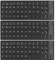 PATIKIL 3Pcs Spanish Keyboard Stickers PC Keyboard Stickers Black Background with White Lettering for Computer Laptop Desktop
