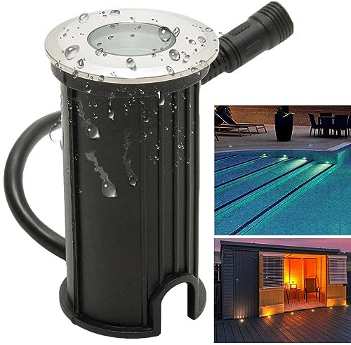 Planetitaly Faretto LED RGBW 3W IP68 Segnapassi Calpestabile per Piscina e Giardino