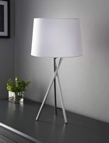 DEENZ Tripod Design Table Lamp Give Your Home Decor Office Living Room A Truly Contemporary Look (White)