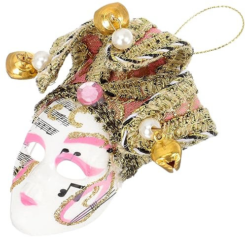 MAGICLULU Carnival Clown Mask Fridge Magnet 3D Ornament for Refrigerator Home Party Decor Shape for Office Whiteboard Message Holder