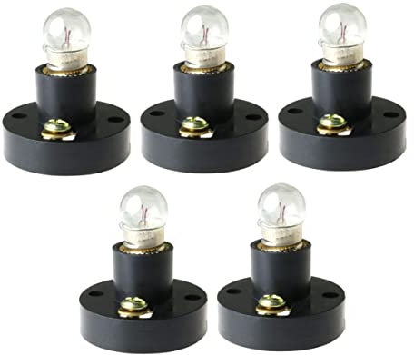 Abaodam Ensemble de Douilles à Vis E10 Outil D'enseignement de La Physique 5 Supports 5 Ampoules pour Garçons Et Filles