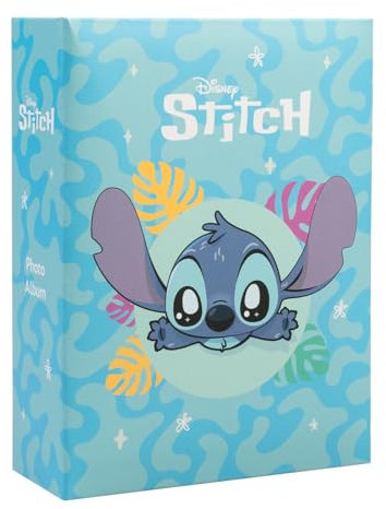 Grupo Erik Fotoalbum Einsteckalbum 10x15 Disney Stitch - Foto Einsteckalbum 10x15 - Fotobuch für 100 Fotos - Photo Album 10x15 Offizieller Disney Merch