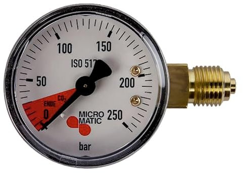 GASTROBEDARF WESTERBARKEY Inhaltsmanometer für Druckminderer 250 Bar Micromatic