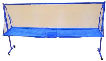 Zymjzbetic Mobile Table Tennis Tee Trainer Back Collect Net Multi Ball Net Rack Table Tennis Accessories für Tischtennis