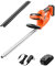 VEVOR Taille-haie Électrique sans Fil 20 V Batterie 2 A avec Lame à Double Action 510 mm, Conception Sécurisée, Légère, Ergonomique, pour Entretien des Branches Basses, Taillage Arbustes de Jardin