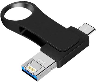 Memoria USB C 512GB Portátil 4 en 1 USB C OTG Metal Pen Drive Photo Stick Flash Drive USB Memory Stick USB Stick para Smartphones Android, PC, OTG, Tabletas