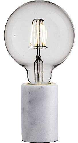 Nordlux SIV Indoor Table Lamp/Desk Light White Marble, E27 60W with On/Off Switch-Bedroom, Living Room, Kitchen, Office, Bedside or Study. IP20, Class 2 (Double Insulated)