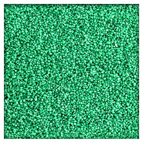 Kieskönig Farbkies Grün Aquarium Deko Kies Aquariengrund Aquariumkies Bodengrund Körnung 2-4 mm 15 kg (3X 5 kg Beutel)