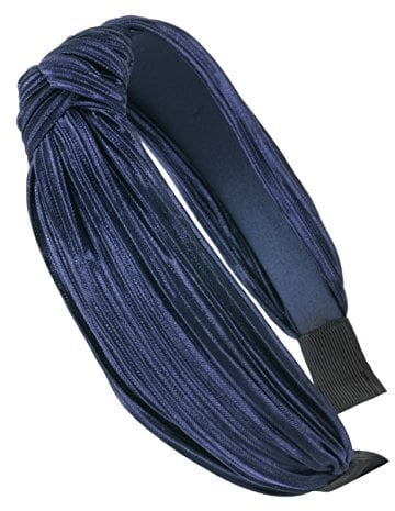axy HR34a Haarreif mit leichtem Samt-Vintage-Wunderschön Damen Haarschmuck (Dunkelblau)