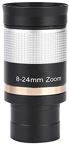 Yunir 1,25 Zoll 8-24 mm Zoom Okular Multi Coated Optic Lens für Teleskop, zur Beobachtung von Landschaften und Mondoberflächen, Planeten, Nebeln, Clustern und diffusen Nebeln usw.