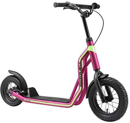 STAR SCOOTER Kinder Tret Roller ab 6-7 Jahre | 12/10 Zoll Mixed City Kick Scooter Luftreifen | Berry