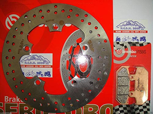 KIT DISCO FRENO POSTERIORE + PASTIGLIE SINTERIZZATE BURGMAN 650 2004 > 2012 BURGMAN ABS 650 2004 > 2015 BURGMAN ABS EXECUTIVE 650 2013 > 2018