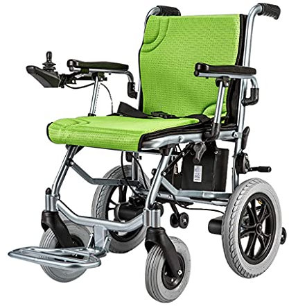 BSJZ Rollstuhl Kleine elektrische Klappstühle, leichte, offen/schnell klappbare, kompakteste Elektrorollstühle für Behinderte