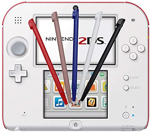 Game Story (Vendeur français) - Lot de 5 Stylets Compatible avec Console Nintendo 2DS
