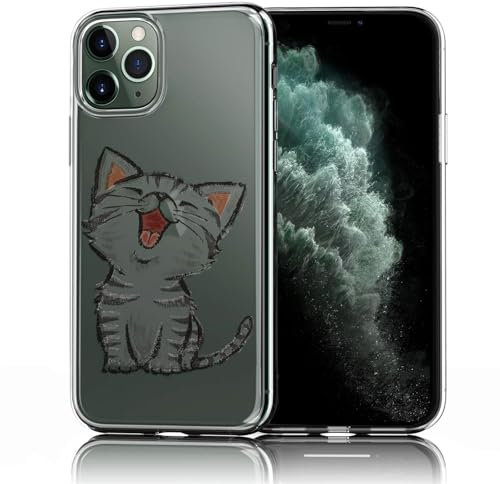 CoolGadget Motiv Hülle für iPhone 11 Pro Max - Motiv 06 Designhülle, Anti-Fingerprint, Slim Fit Schutzhülle mit Erhöhtem Kamerarand, Stoßfest, Kratzschutz