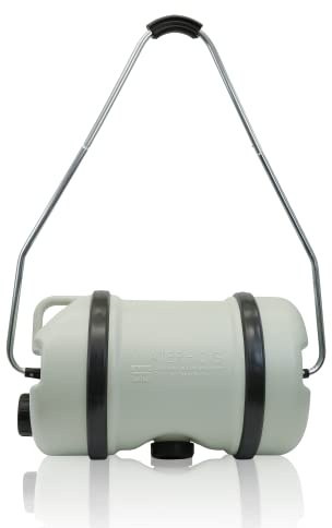 51 Litre Waterhog Caravan Water Carrier with Pull Handle – Durable Grey Water Container for Camping and Outdoor Use