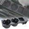 Geloo Carbon Fibre Schwarz Mittelkonsole Becherhalter Münzenhalter Ablagebox Ersatz für 3er E46 51168217953