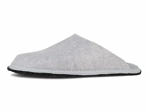Tuffeln «Pfilz» Pantoffeln aus Pflanzenfasern (silbergrau, eu_footwear_size_system, adult, women, numeric, medium, numeric_38)