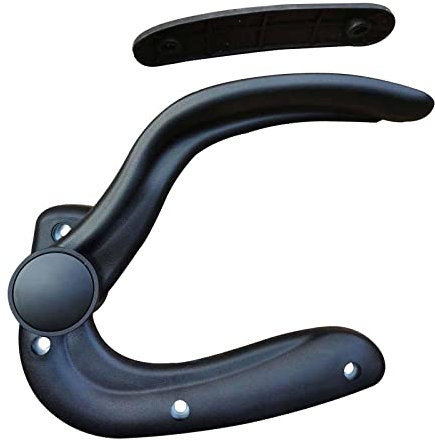 Colcolo Verstellbare Armlehnen für Bürostühle mit Armpolstern Ersatz-Universal-Armlehnen für Schreibtischstühle für die meisten Schreibtischstühle und, Schwarz