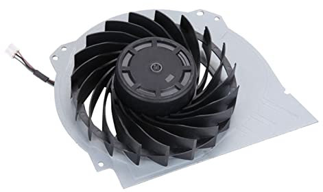 Nidec Ps4 Pro Fan Ps4 Pro Ventilador de Repuesto Negro Abs Metal Ventilador de Refrigeración Interno Reparación de Piezas para Ps4 Abs Ventiladores para Ps4