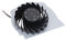 Nidec Ps4 Pro Fan Ps4 Pro Ventilador de Repuesto Negro Abs Metal Ventilador de Refrigeración Interno Reparación de Piezas para Ps4 Abs Ventiladores para Ps4